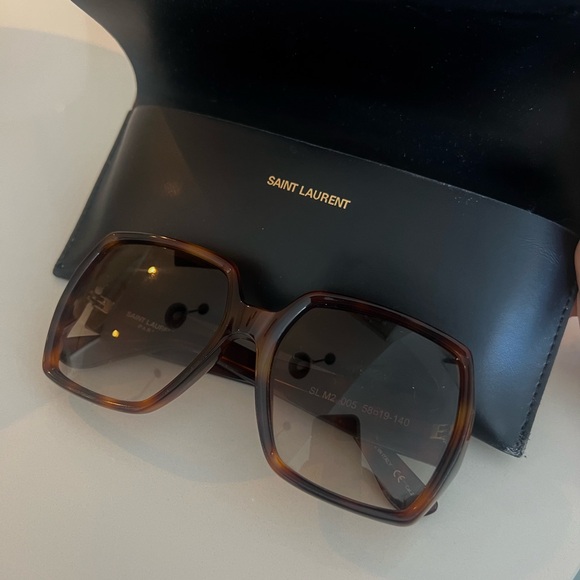 Saint Laurent Sunglasses SL M2 005 (Brown) - Picture 8 of 9